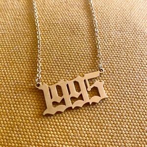 Gold plated 1995 necklace
